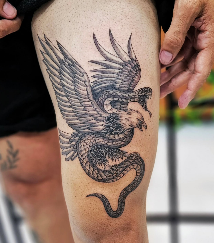 Tattoo Eagle Snake