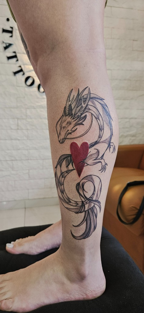 Tattoo Sketch Dragon